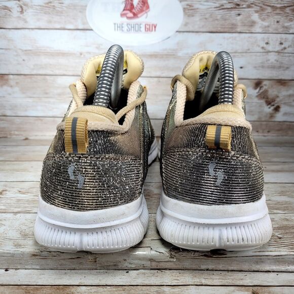 Cheeks Women's Athletic Shoes - Brown and Tan - Picture 7 of 10